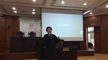 泽大 金华所刘华英律师应邀为浙江工商大学法学院毕业生讲课